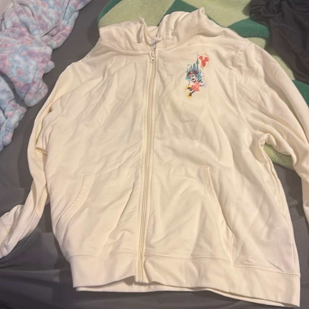 Disney World Play in the Parks Minnie and Mickey Hoodie Adult XL Brand New